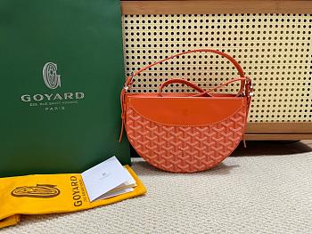 Kitlife Goyard Hirondelle Shoulder Bag Orange 25x6x17cm