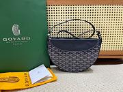 Kitlife Goyard Hirondelle Shoulder Bag Dark Blue 25x6x17cm  - 1