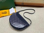 Kitlife Goyard Hirondelle Shoulder Bag Dark Blue 25x6x17cm  - 2