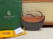 Kitlife Goyard Hirondelle Shoulder Bag Black & Brown 25x6x17cm - 1