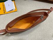 Kitlife Goyard Hirondelle Shoulder Bag Black & Brown 25x6x17cm - 6