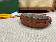 Kitlife Goyard Hirondelle Shoulder Bag Black & Brown 25x6x17cm - 4