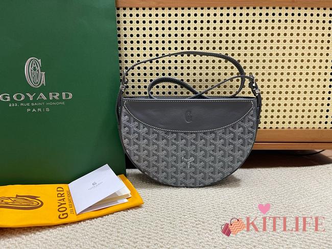 Kitlife Goyard Hirondelle Shoulder Bag Gray 25x6x17cm - 1