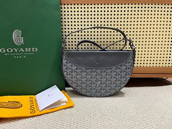 Kitlife Goyard Hirondelle Shoulder Bag Gray 25x6x17cm