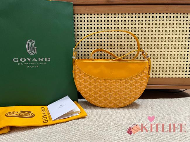 Kitlife Goyard Hirondelle Shoulder Bag Yellow 25x6x17cm - 1