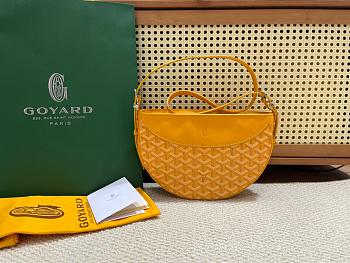 Kitlife Goyard Hirondelle Shoulder Bag Yellow 25x6x17cm