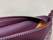 Kitlife Goyard Hirondelle Shoulder Bag Burgundy 25x6x17cm  - 5