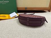 Kitlife Goyard Hirondelle Shoulder Bag Burgundy 25x6x17cm  - 2