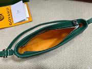 Kitlife Goyard Hirondelle Shoulder Bag Green 25x6x17cm  - 5