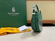 Kitlife Goyard Hirondelle Shoulder Bag Green 25x6x17cm  - 4