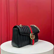Kitlife Gucci Jetset GG Marmont Medium Shoulder Bag Black A005XW 26x15x7cm - 4