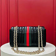 Kitlife Gucci Jetset GG Marmont Medium Shoulder Bag Black A005XW 26x15x7cm - 2
