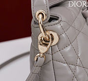 Kitlife Dior Adiorable Top Handle Mini Bag Gray 22.5x13x9cm - 2