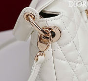 Kitlife Dior Adiorable Top Handle Mini Bag Off-white 22.5x13x9cm - 5