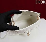 Kitlife Dior Adiorable Top Handle Mini Bag Off-white 22.5x13x9cm - 4