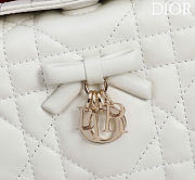 Kitlife Dior Adiorable Top Handle Mini Bag Off-white 22.5x13x9cm - 2