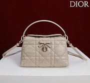 Kitlife Dior Adiorable Top Handle Mini Bag Light Beige 22.5x13x9cm - 1