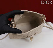 Kitlife Dior Adiorable Top Handle Mini Bag Light Beige 22.5x13x9cm - 6