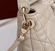 Kitlife Dior Adiorable Top Handle Mini Bag Light Beige 22.5x13x9cm - 4