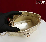 Kitlife Dior Adiorable Top Handle Mini Bag Gold Leather 22.5x13x9cm - 6