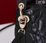 Kitlife Dior Adiorable Top Handle Mini Bag Black 22.5x13x9cm  - 3