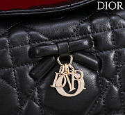Kitlife Dior Adiorable Top Handle Mini Bag Black 22.5x13x9cm  - 2