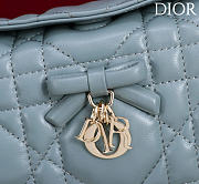 Kitlife Dior Adiorable Top Handle Mini Bag Blue 22.5x13x9cm  - 2