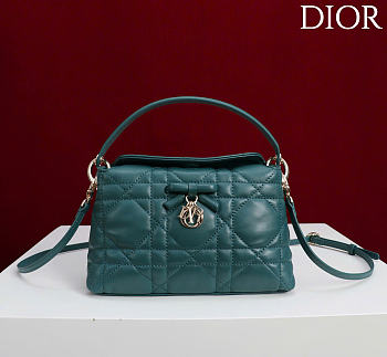 Kitlife Dior Adiorable Top Handle Mini Bag Green 22.5x13x9cm