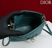 Kitlife Dior Adiorable Top Handle Mini Bag Green 22.5x13x9cm - 5
