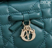 Kitlife Dior Adiorable Top Handle Mini Bag Green 22.5x13x9cm - 3