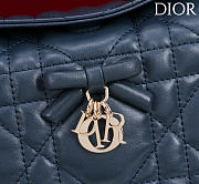 Kitlife Dior Adiorable Top Handle Mini Bag Dark Blue 22.5x13x9cm  - 2