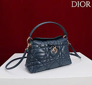 Kitlife Dior Adiorable Top Handle Mini Bag Dark Blue 22.5x13x9cm  - 3