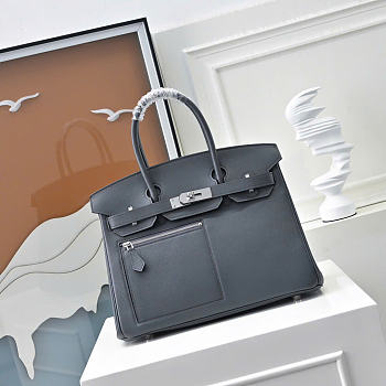 Kitlife Hermes Swift Colormatic Birkin Bag Gray In 25 / 30 cm