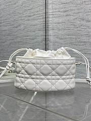 Kitlife Dior Caro Mini Bucket Bag White 20x22x5.5cm - 3