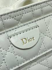 Kitlife Dior Caro Mini Bucket Bag White 20x22x5.5cm - 4