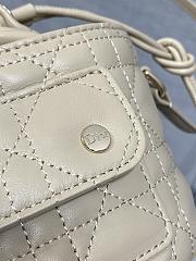 Kitlife Dior Caro Mini Bucket Bag Beige 20x22x5.5cm - 5