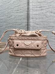 Kitlife Dior Caro Mini Bucket Bag Pink 20x22x5.5cm  - 1