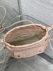 Kitlife Dior Caro Mini Bucket Bag Pink 20x22x5.5cm  - 4