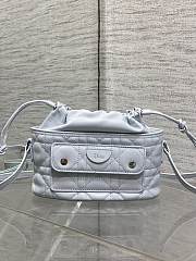 Kitlife Dior Caro Mini Bucket Bag Light Blue 20x22x5.5cm  - 1