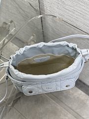 Kitlife Dior Caro Mini Bucket Bag Light Blue 20x22x5.5cm  - 5