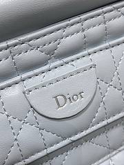 Kitlife Dior Caro Mini Bucket Bag Light Blue 20x22x5.5cm  - 3
