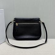 Kitlife Celine Soft Triomphe Besace Bag In Black Lambskin 32x2x26cm - 4