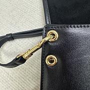 Kitlife Celine Soft Triomphe Besace Bag In Black Lambskin 32x2x26cm - 2