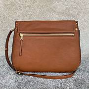 Kitlife Celine Soft Triomphe Besace Bag In Brown Lambskin 32x2x26cm  - 4