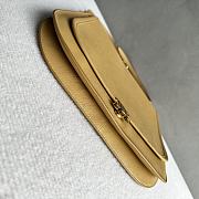 Kitlife Celine Soft Triomphe Besace Bag In Beige Suede 32x2x26cm  - 5