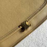 Kitlife Celine Soft Triomphe Besace Bag In Beige Suede 32x2x26cm  - 2
