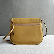 Kitlife Celine Soft Triomphe Besace Bag In Beige Suede 32x2x26cm  - 3