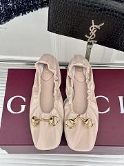 Kitlife Gucci Women's Prima Ballet Flat Shoes Light Pink  - 1
