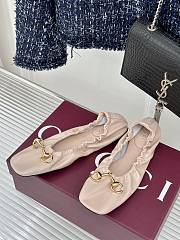 Kitlife Gucci Women's Prima Ballet Flat Shoes Light Pink  - 5