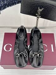 Kitlife Gucci Women's Prima Ballet Flat Shoes Black - 1